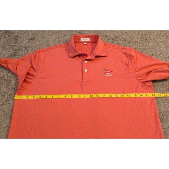 Peter Millar Summer Comfort Los Angeles Country Club LACC Coral Red Men's Med - Picture 7 of 8